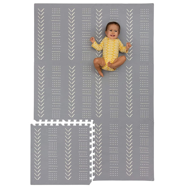 Childlike Behavior - Tapete de juego para bebé, extragrande, no tóxico, de espuma, con baldosas suaves entrelazadas, 72 x 48 pulgadas, tapete de piso para bebés, niños pequeños y niños - DIGVICE MX