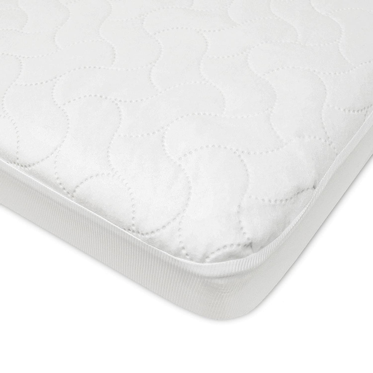 American Baby Company - Funda protectora impermeable para colchón Porta/Mini Cuna, color blanco (1 unidad), para niños y niñas - DIGVICE MX