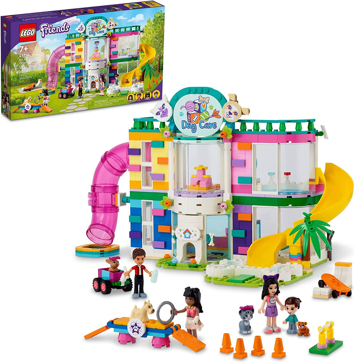 LEGO Friends Pet Day-Care Center 41718  (593 piezas)