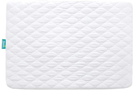Biloban - Funda impermeable para colchón de cuna para Pack N Play - Almohadilla ajustable de 39" x 27" para colchón Graco Playard | Colchones mini y portátiles Playard - Acolchado ultrasuave lavable - Blanco - DIGVICE MX