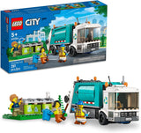 LEGO City Camión de reciclaje 60386 Juego de juguetes de construcción para niños, niños y niñas a partir de 5 años (261 piezas)