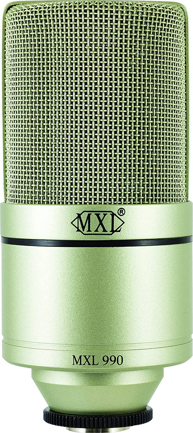 MXL - Micrófono de condensador para instrumentos, conector XLR, champán (MXL-990)