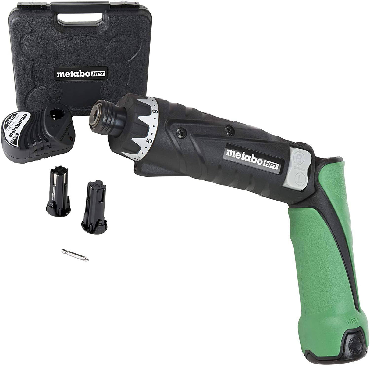 Juego de destornilladores inalámbricos Metabo HPT 3.6V | 2 baterías de iones de litio | Luz LED | 21 Ajustes del embrague | Garantía de herramientas de por vida | DB3DL2 - DIGVICE MX