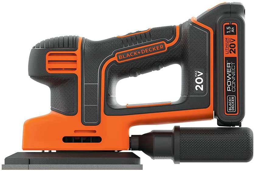 BLACK+DECKER - Lijadora de hojas  20V MAX* (BDCMS20C) - DIGVICE MX