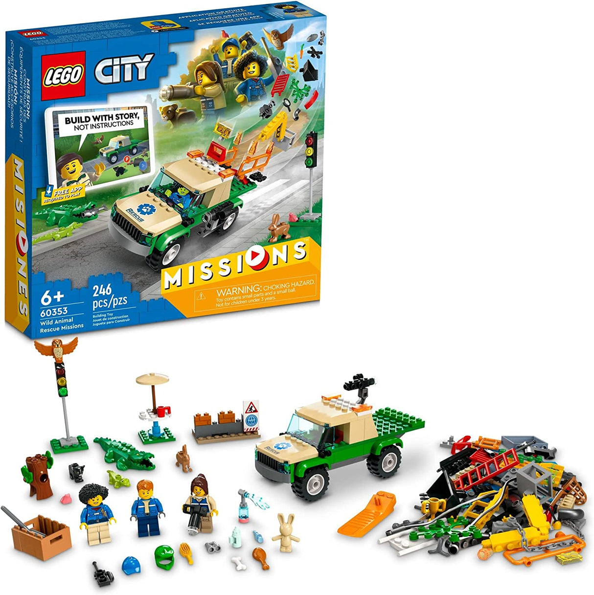 LEGO City Wild Animal Rescue Missions 60353  (246 piezas)