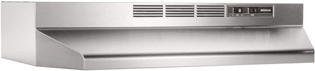 Broan-NuTone 413604 Inserto de campana extractora sin conductos sin conductos con luz, ventilador de escape para debajo del gabinete, 36 pulgadas, acero inoxidable - DIGVICE MX