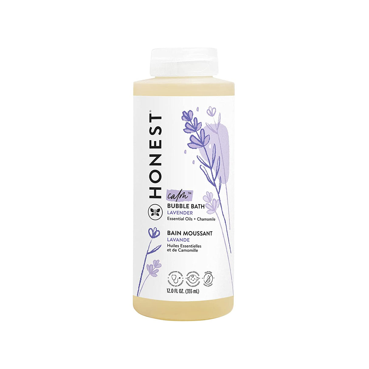 The Honest Company Calm Bubble Bath Lavanda - 12.0 Fl Oz