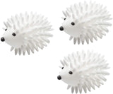 Alysontech - Bolas de secadora de erizo, 3 uds., bola de puercoespín reutilizable para secadora, bolas de lavado de ropa suave antiestática (blanco) - DIGVICE MX