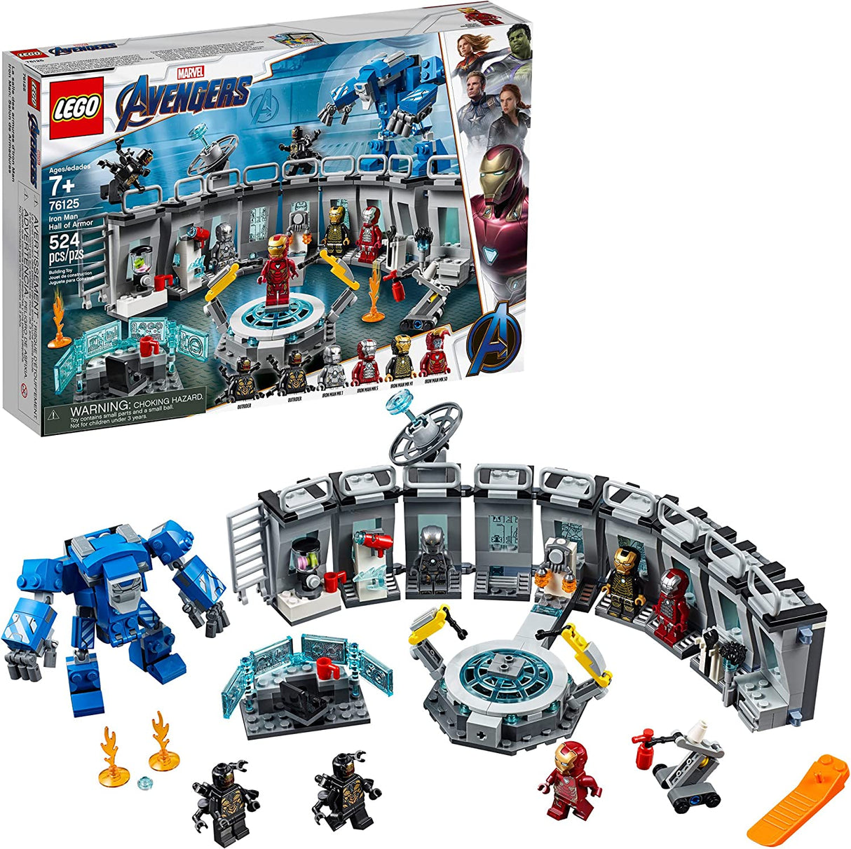 LEGO Marvel Avengers Iron Man Hall of Armor 76125 (524 piezas)