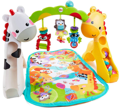 Gimnasio de juegos Fisher-Price para recién nacidos y niños pequeños con música y luces - DIGVICE MX