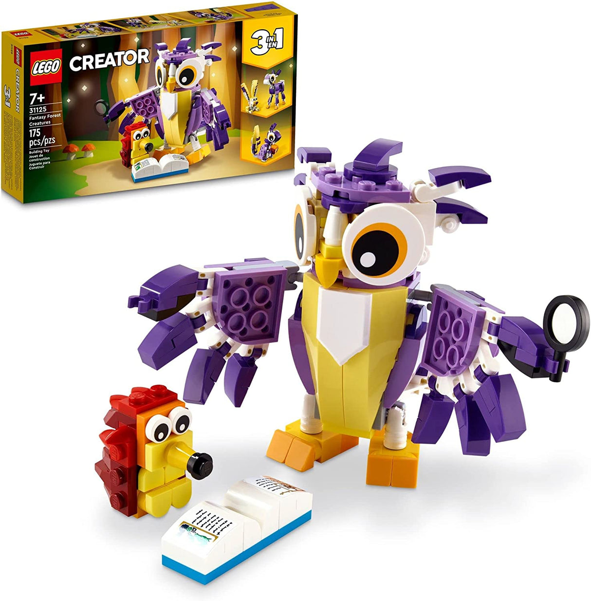 LEGO Creator 3in1 Fantasy Forest Creatures 31125  (175 piezas)