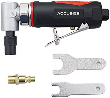 Accusize Industrial Tools Amoladora neumática de 1/4'' /6 mm con empuñadura blanda, At07-0348 - DIGVICE MX