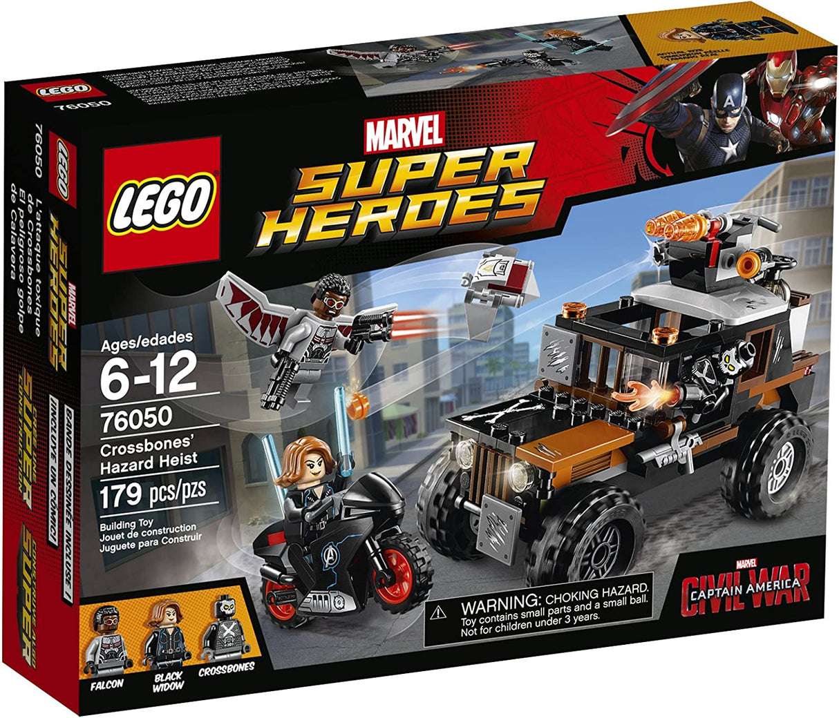 LEGO Super Heroes Crossbones' Hazard Heist 76050 Kit de construcción (179 piezas)