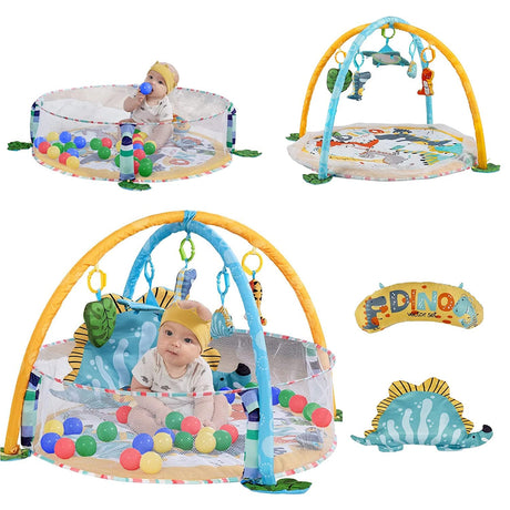 LOL-FUN Baby Play Mat Gimnasio de actividad infantil, Baby Floor Mat Activity Gym Playmat, Juguetes infantiles para 0 3 6 12 meses Tapete plegable - DIGVICE MX