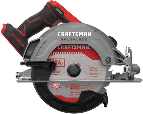 Sierra circular CRAFTSMAN V20, 7-1/4 pulgadas, inalámbrica (CMCS550B) - DIGVICE MX