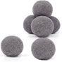 NREOY Ovillos de lana para secadora, paquete de 6, tamaño XL, 100 % lana orgánica de Nueva Zelanda, reutilizables y hechos a mano. Suavizante de telas natural, reduce las arrugas y disminuye el tiempo de secado (gris) - DIGVICE MX