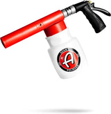 Adam's Premium Pistola de espuma para lavado de autos para manguera de jardín | Mezclar con agua y jabón para coche y no requiere lavadora a presión. Pulverizador de espuma para limpieza y detallado de automóviles Mega Suds