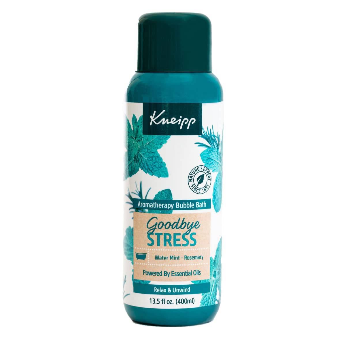 Kneipp Bubble Bath Goodbye Stress Water Mint & Rosemary 13.5 Fl. Onz