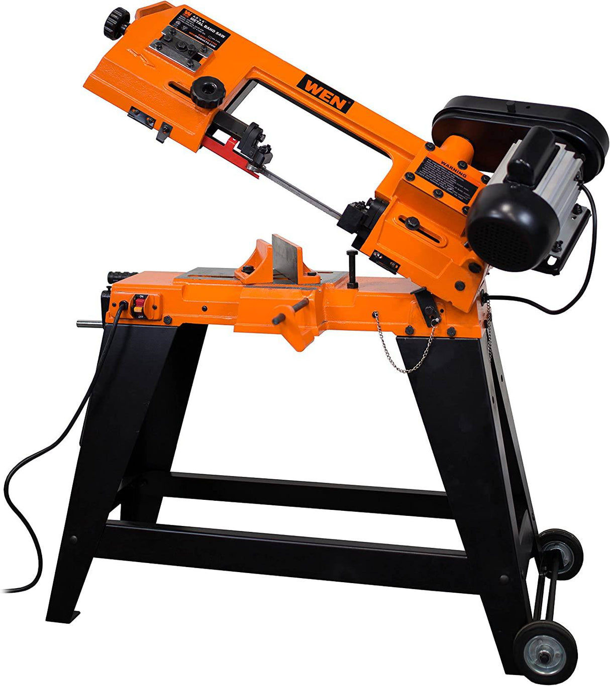 WEN BA4664 Sierra de cinta para corte de metal de 4 x 6 pulgadas con soporte - DIGVICE MX
