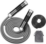 Redify - Cuerda de saltar ponderada para entrenamiento físico (1 libra), cuerda de saltar de velocidad rápida con rodamiento de bolas sin enredos