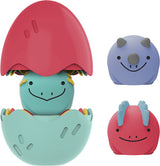 Dr. Brown's CleanUp Float & Hatch Dino Eggs Nesting Bath Toy, 6m+, libre de BPA, certificado neutro de plástico - BL001
