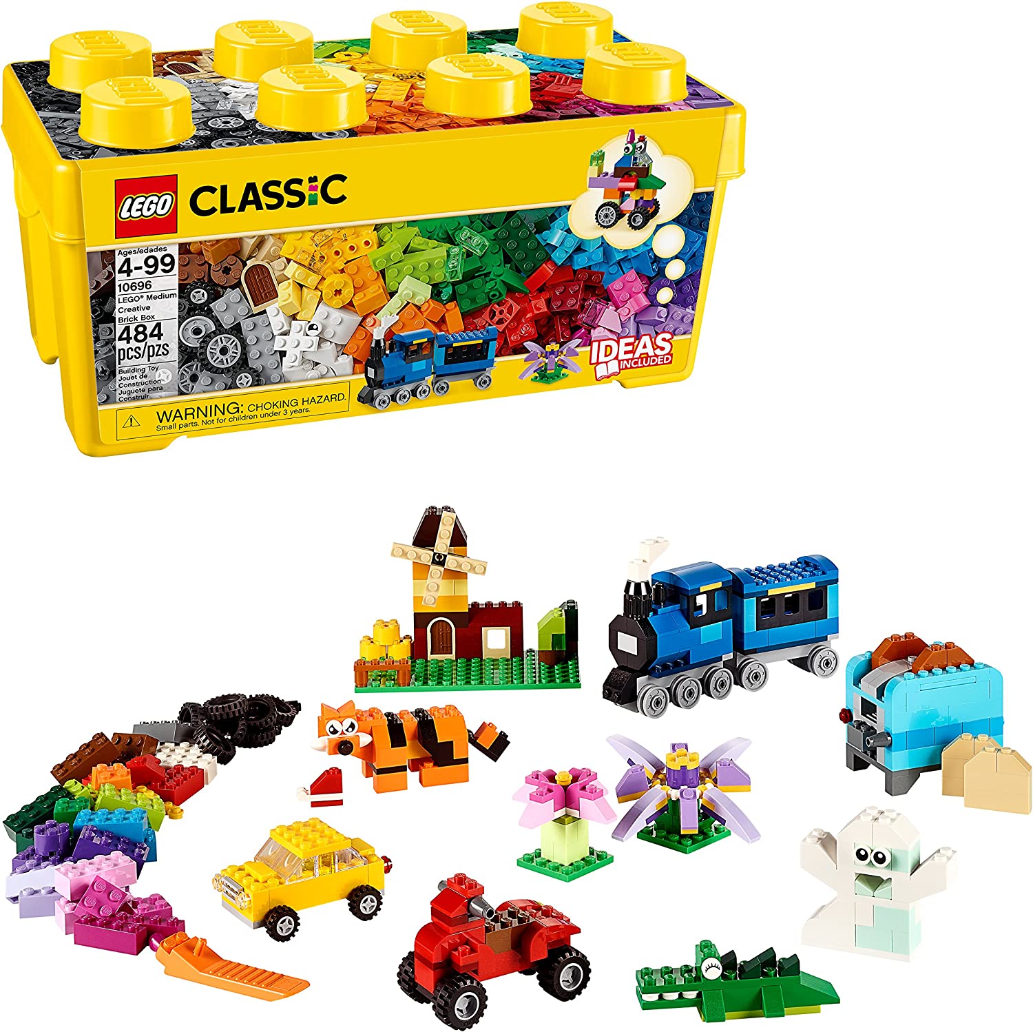 LEGO Classic Medium Creative Brick Box 10696 (484 piezas) – Digvice