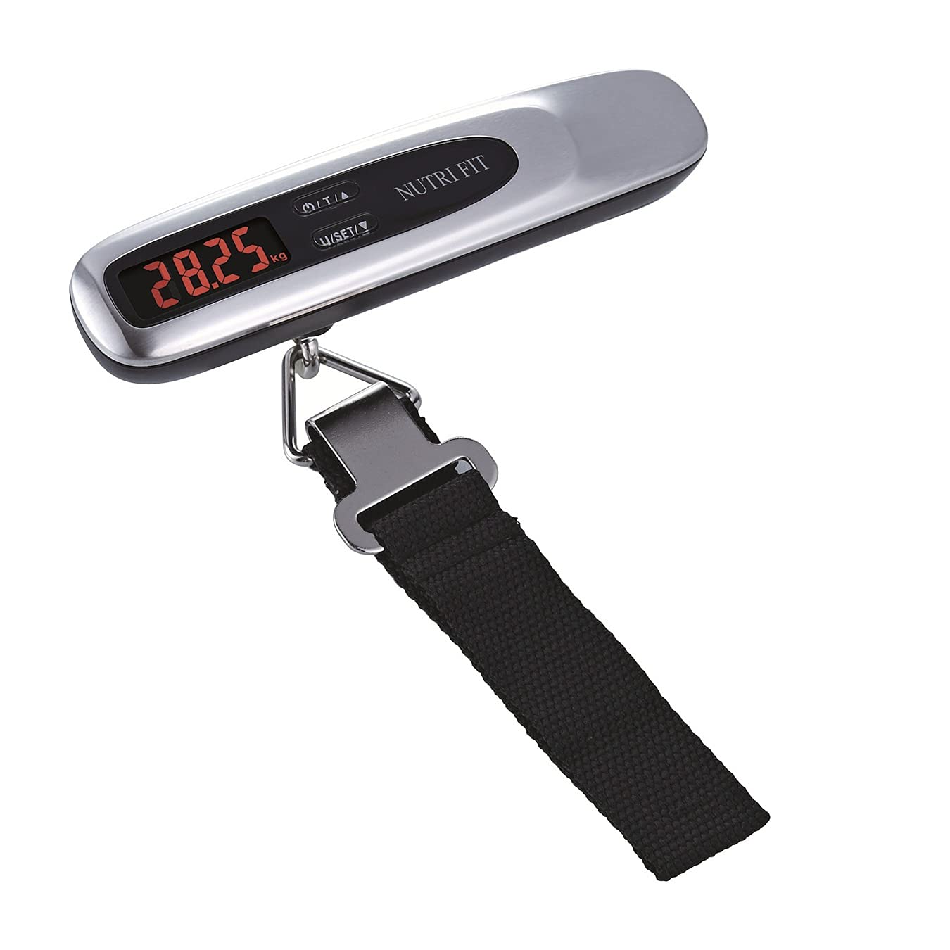 Balanza de equipaje digital portátil Smart Weigh, con mango EZ, y correa,  dispositivo para medir el peso de las bolsas, con función de tara para