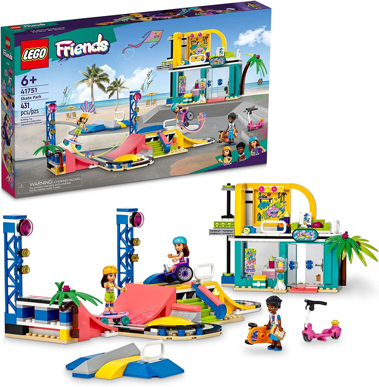 LEGO Friends Skate Park 41751  (431 piezas)