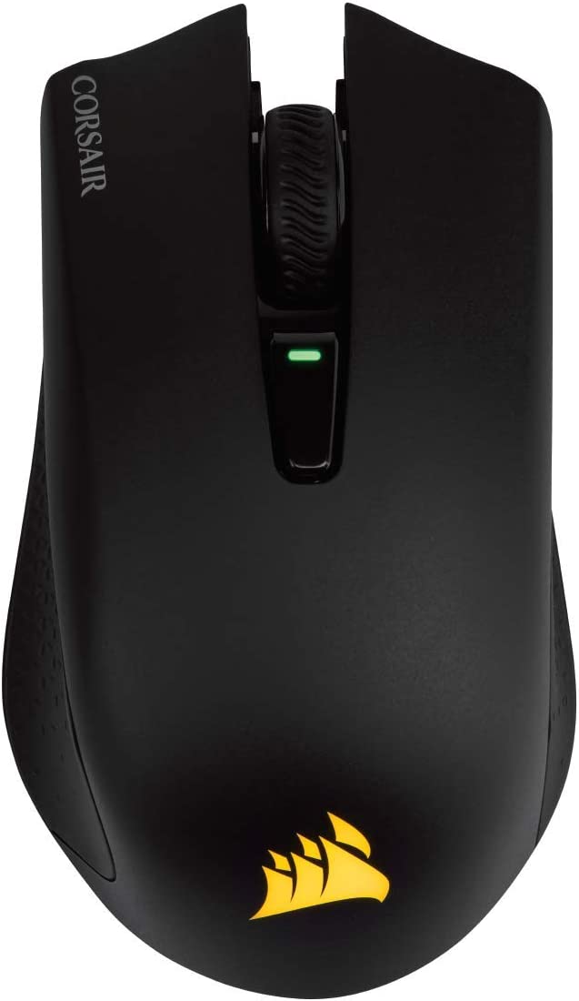 Corsair Harpoon RGB Wireless - Ratón inalámbrico recargable para juegos con tecnología SLIPSTREAM - Sensor óptico de 10.000 DPI