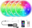 JTNT - Tira de luces LED para dormitorio, decoración del hogar, luces LED, Bluetooth RGB, kit de tira de luz LED que cambia de color, control de aplicación con control remoto - DIGVICE MX