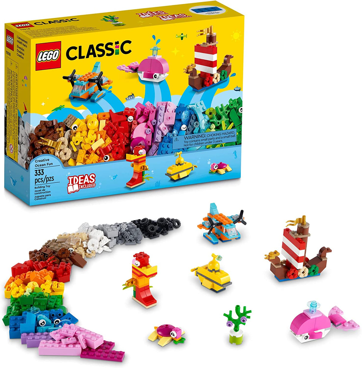 LEGO Classic Creative Ocean Fun 11018  (333 piezas)