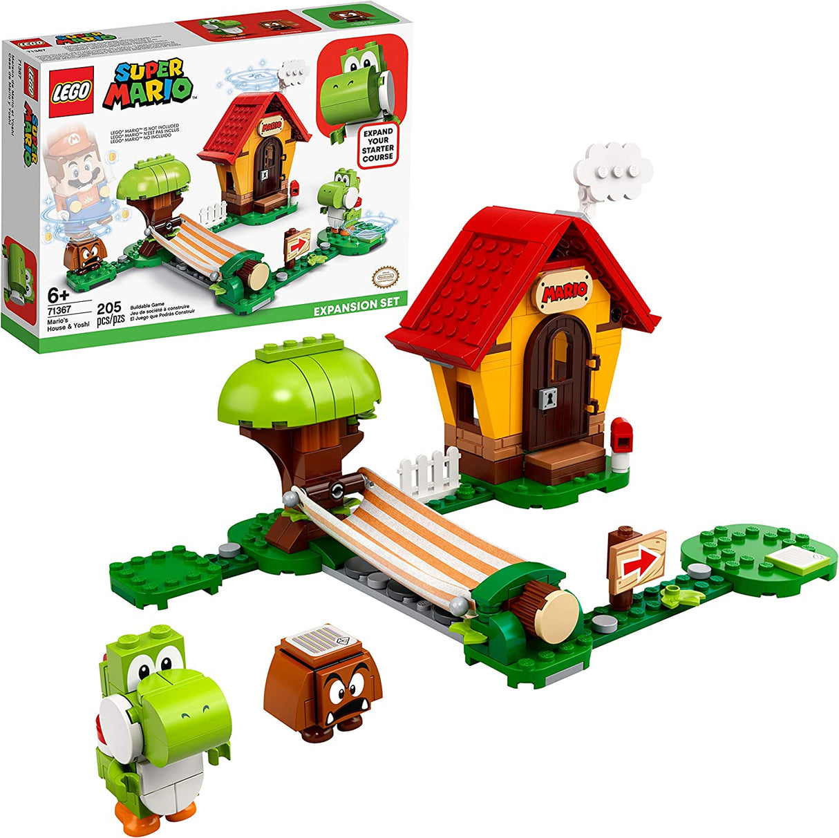 LEGO Super Mario Mario's House & Yoshi Expansion Set 71367  (205 piezas)
