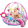 Amagoing Baby Gym Play Mat, Gimnasio de actividades para bebés 4 en 1 con 6 juguetes desmontables y hoyo de pelota para el descubrimiento del desarrollo de habilidades motoras y sensoriales de los niños pequeños, para bebés de 0 a 12 meses - DIGVICE MX