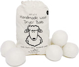 Ecoigy - Bolas de lana para secadora orgánicas XL, paquete de 6, suavizante de tela natural reutilizable para lavandería, alternativa a las hojas de secadora, lana de Nueva Zelanda, acelera el tiempo de secado, reduce los costos de energía - DIGVICE MX