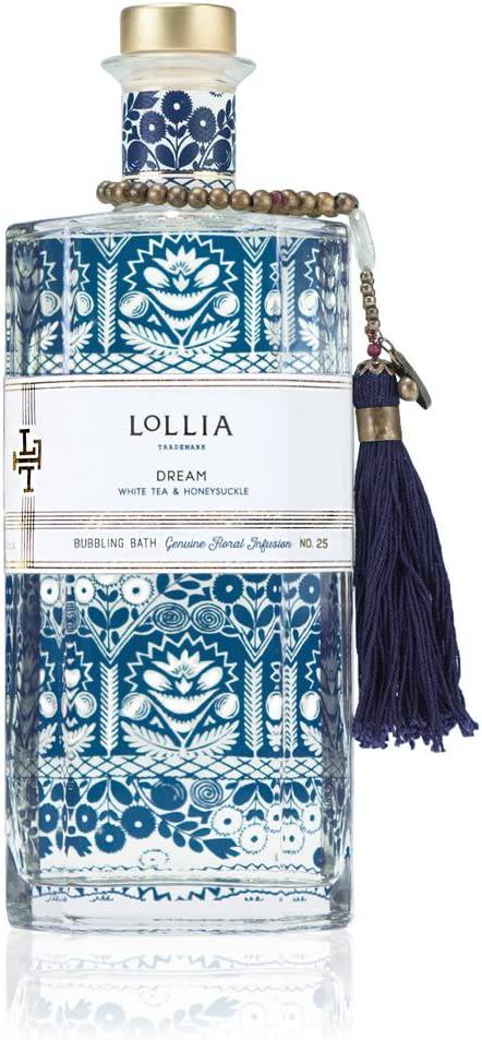 Lollia Dream Baño de burbujas | Relaje el cuerpo, la mente y el alma con un escape fragante | suave e hidratante | Ingredientes Hidratantes | 24 onzas líquidas / 709,7 ml