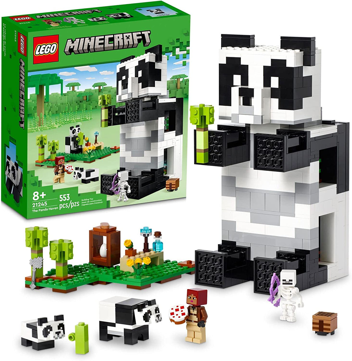 LEGO Minecraft The Panda Haven 21245  (553 piezas)