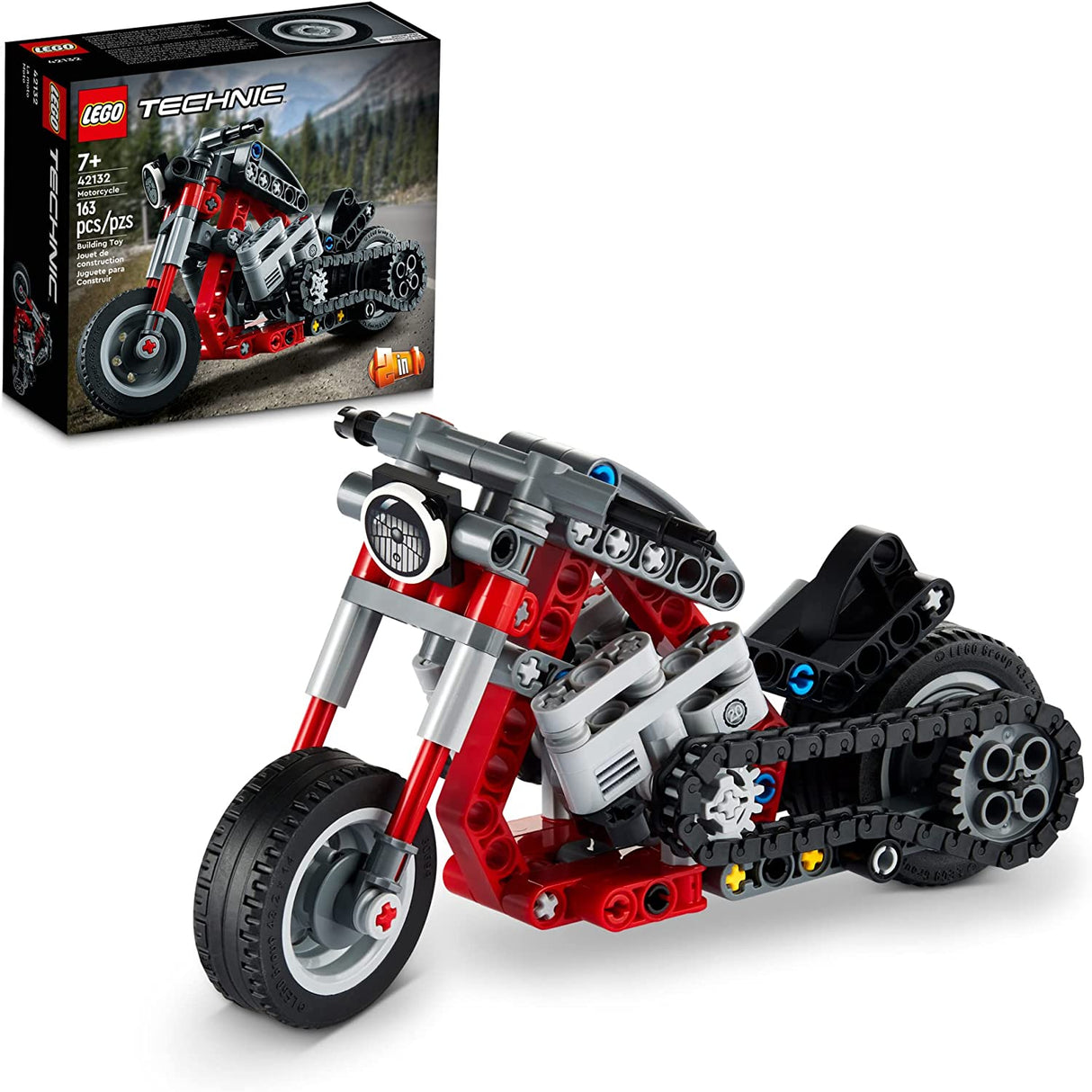 LEGO Technic Motorcycle 42132  (163 piezas)