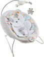 Mecedora de lujo Sweet Snugapuppy de Fisher-Price, asiento de bebé portátil con movimiento en el techo, música y vibraciones relajantes - DIGVICE MX