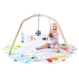 The Play Gym de Lovevery | Alfombra de juego y gimnasio de actividad de desarrollo basada en etapas para bebés y niños pequeños - DIGVICE MX