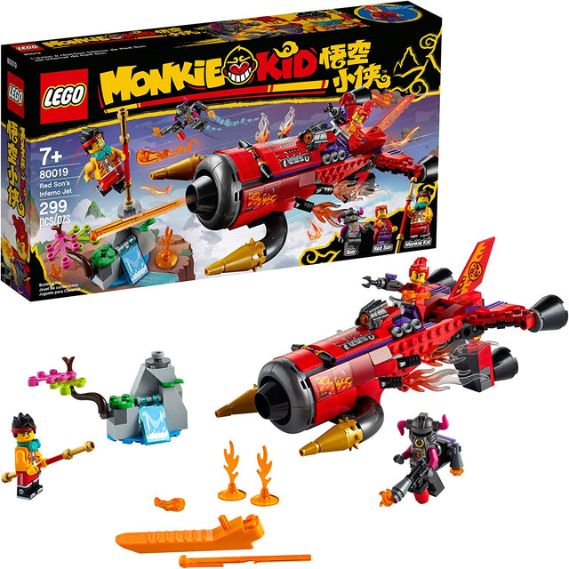 LEGO Monkie Kid Red Son's Inferno Jet 80019 Kit de construcción