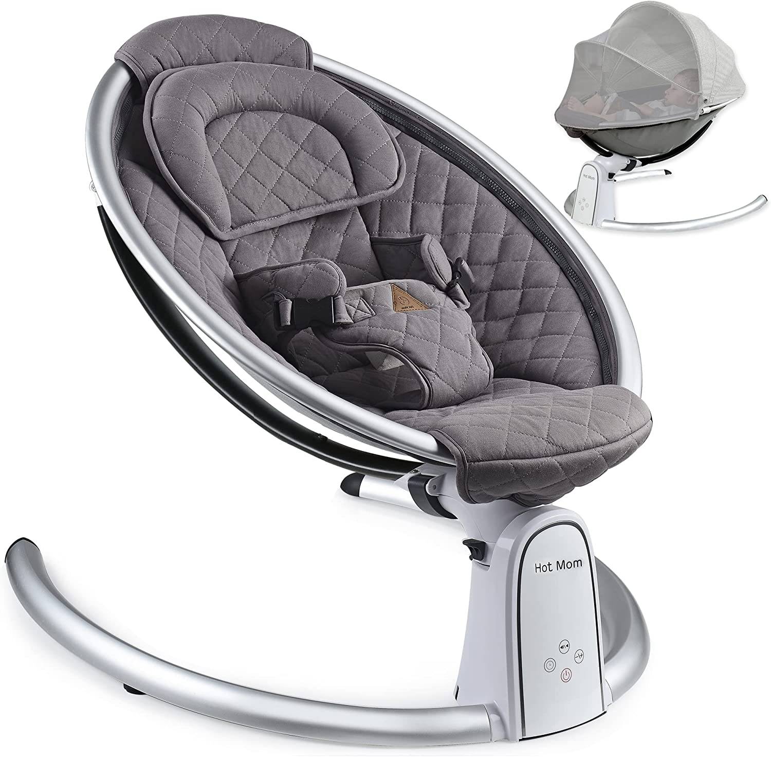 Hot Mom Baby Swing Bluetooth e inteligencia Timing Electric Baby