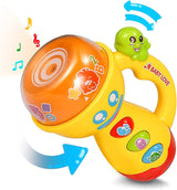CO - CREA - Juguetes con linternas para niños y niñas de 1 año, juguetes con proyector para bebés- B0BCK87NNH