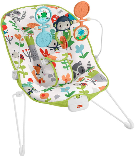 Hamaca para bebés de Fisher-Price: asiento verde que rebota para calmar y jugar a recién nacidos y bebés - DIGVICE MX