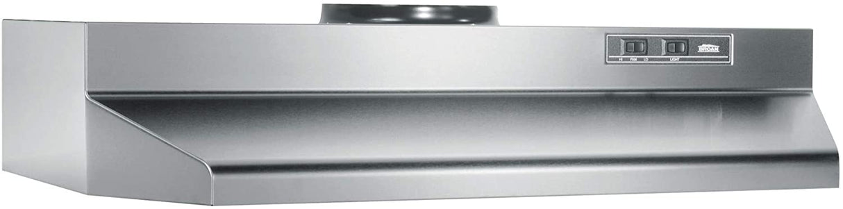Broan-NuTone 423004 campana extractora para debajo del gabinete, 30 pulgadas, acero inoxidable - DIGVICE MX
