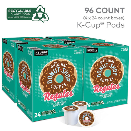 The Original Donut Shop cápsulas regulares Keurig K-cup 96 piezas 5000341140-96