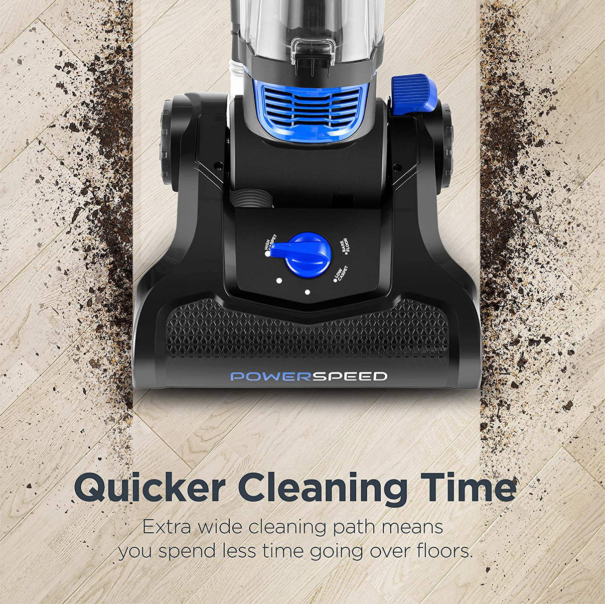 Eureka Aspirador vertical potente y liviano para alfombras y pisos duros, PowerSpeed, nuevo modelo NEU280 - DIGVICE MX