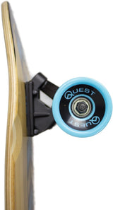 Quest "Totem Longboard Skateboard, 36", Natural, (QT-BTM36C)