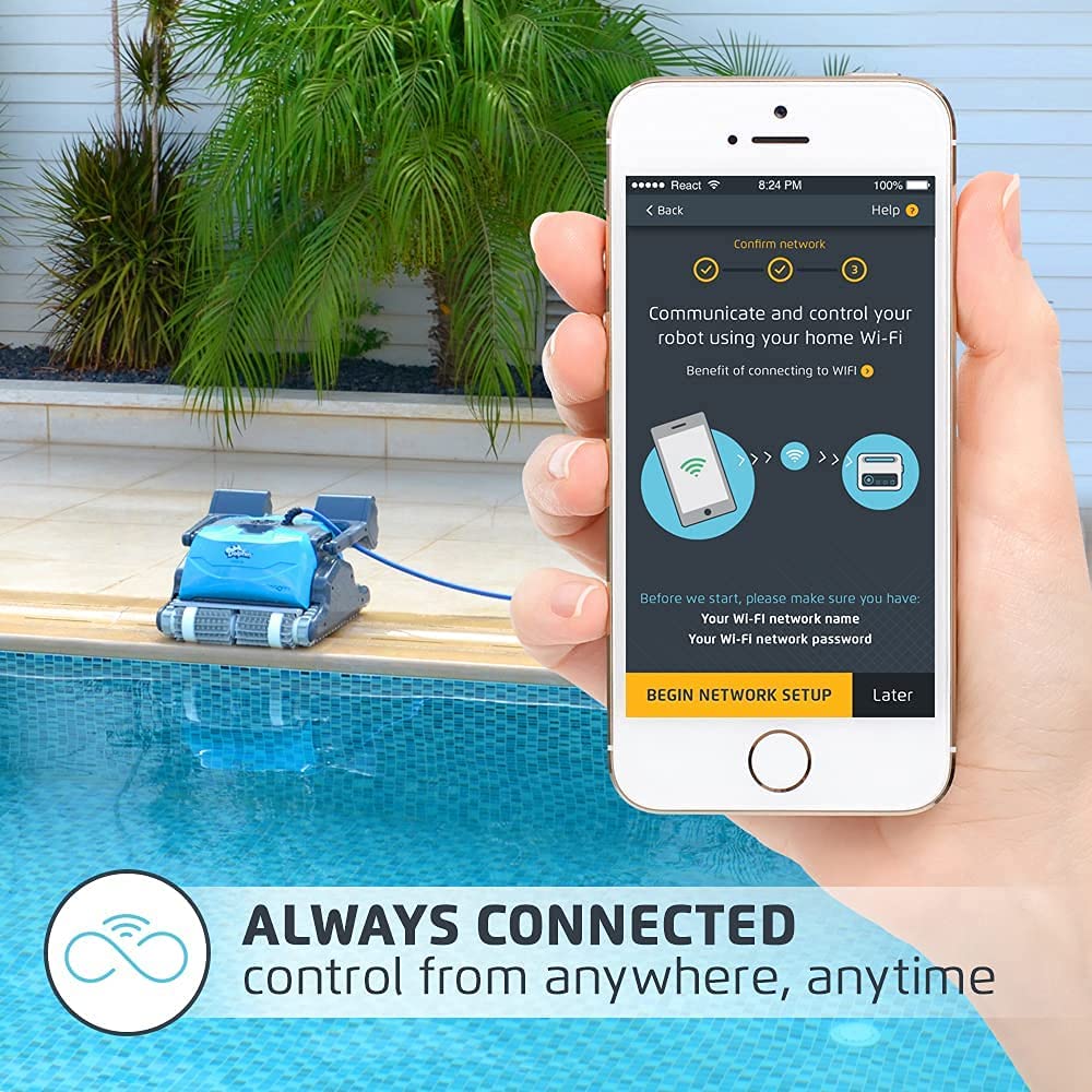Aspirador robótico para piscina Dolphin Oasis Z5i con wifi