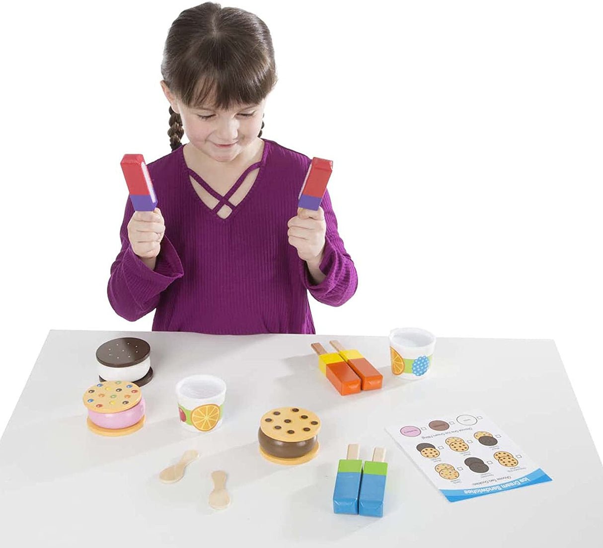 Melissa & Doug Juego de helados de madera Frozen Treats 9869