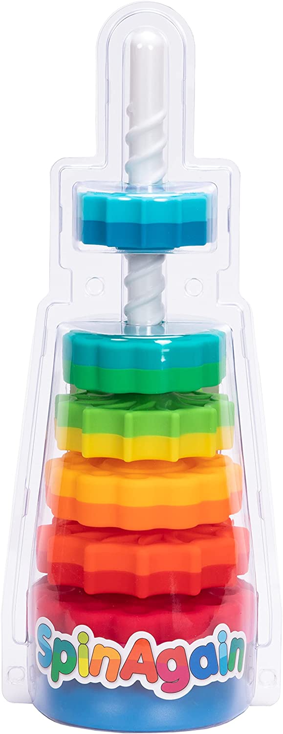Fat Brain Toys Spinagain Kids Juguete apilable FA110-1
